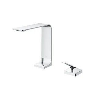 TOTO Zweiloch-Einhebel- Waschtischmischer ZL, mittelhoch Ausladung 144mm, mit Schaftventil, TLP02304 TLP02304E