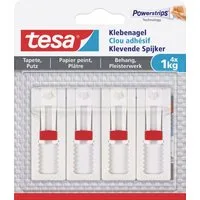 tesa Klebehaken tesa Klebenagel Traglast 1 kg, 4 Stück