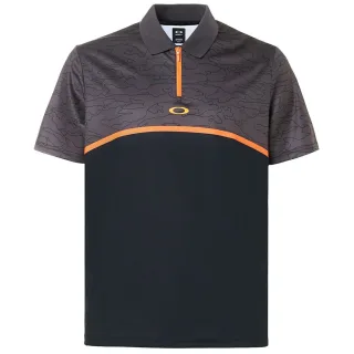 Oakley Farbblock Camouflage Black Reißverschluss UP Mens Polo Shirt 434216 02e
