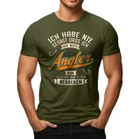 RAHMENLOS® T-Shirt für den Profi Angler: Habe nie gesagt, dass ich der Beste bin...