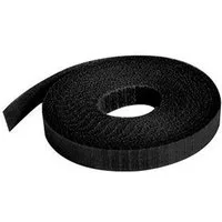Windhager Rankhilfe universal-Klettbinder für Pflanzen, 1 St., selbstklebendes Klettband 12 mm x 5 m, schwarz