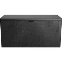 Keter Gartenbox Emily 277L Gartenkiste mit Rollen, Maximale Belastung des Deckels: 80 kg
