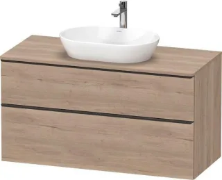 Duravit D-Neo Konsolen-Waschtischunterbau wandhängend 1200x550x664 Az 1 Ei mr Mt DE49690BD550000