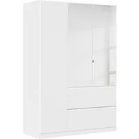 rauch Drehtürenschrank Kleiderschrank Schrank Garderobe COSTA in den Breiten 91/136/181 cm (in 3 Ausstattungen BASIC/CLASSIC/PREMIUM) mit Spiegel, grifflose Front und Push-to-Open Funktion MADE IN GERMANY