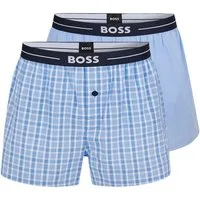 BOSS Webboxer Woven Boxer EW (2-St) mit komfortablem Webgummibund