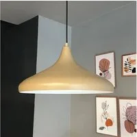Bamyum Pendelleuchte Bamyum Pendelleuchte Durchmesser 35 cm E27 Metall Moderne Lampe, ohne Leuchtmittel