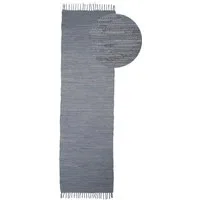 carpetfine Teppich Kelim Chindi uni, auch als Läufer, rechteckig, Höhe: 5 mm, Wendeteppich, reine Baumwolle, handgewebt, Uni-Farben, mit Fransen