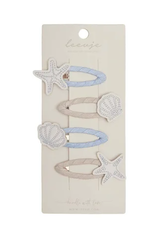 Leevje Haarspangen Blue Beach Clips
