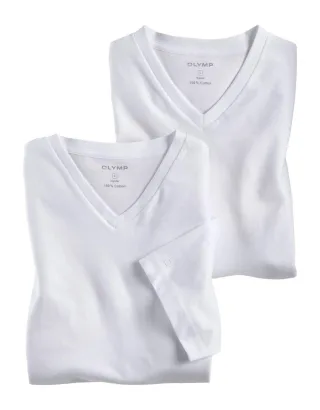OLYMP - OLYMP Unterzieh-T-Shirts weiß - Gr. - XXL
