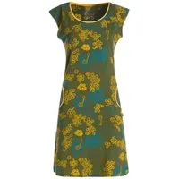 Vishes Tunikakleid Kurzarm Damen Sommer-Kleid Longshirt-Kleid Tunika-Kleid Mini-Kleid Hippie, Boho, Goa Style