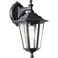 Brilliant Außen-Wandleuchte Brilliant Carleen 90987A06 Außenwandleuchte E27 Schwarz