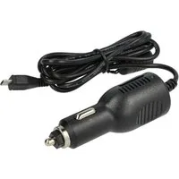 vhbw passend für TomTom Start 50, 60 Europe Traffic, 40, 60m Europe KFZ-Adapter Anschlussstecker Männlich, 1x Micro-USB-Stecker, KFZ-Stecker, Tragbar