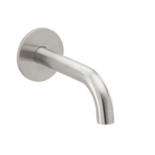 Herzbach Deep IX Wandauslauf 28.142000.3.09 Edelstahl gebürstet, 160 mm, 1/2"