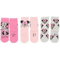 Disney Minnie Mouse Feinsöckchen Minnie Mouse 3er Pack Sneaker Socken Bunte Strümpfe für Mädchen