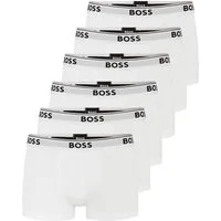 BOSS Trunk Cotton Stretch (6-St) mit umlaufend eingewebtem Markenschriftzug