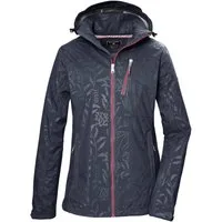 Killtec Softshelljacke KOS 122 WMN SFTSHLL JCKT FLORAL Softshelljacke: Wind- und wasserdicht, atmungsaktiv, Kapuze abzippbar