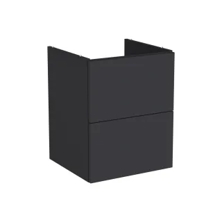 VitrA New Metropole Pure Waschtischunterschrank mit 2 Vollauszügen 48 x 45 x 60 cm Matt,67408 67408