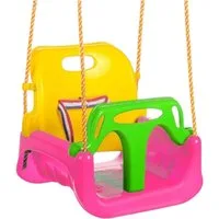 VERK GROUP Babyschaukel 3-in-1 Kinderschaukel – Babyschaukel mit Rückenlehne & Sicherheitsbüge