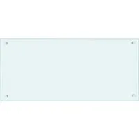 vidaXL Küchenrückwand Küchenrückwand Milchweiß 90x40 cm Hartglas, (1-tlg)