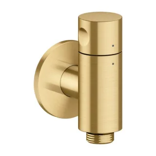 hansgrohe AXOR One Wandanschluss Stop 48781250 mit Absperrventil, brushed gold optic