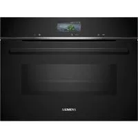 CM776GKB1 IQ700, Backofen schwarz/edelstahl, mit Mikrowellenfunktion, 60 cm, Home Connect