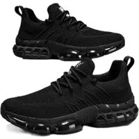 HUSK'SWARE Sneaker (TPR-Außensohle, Flyknit-Obermaterial, Stoßdämpfende Luftpolsterung) Herren verschleißfeste, rutschfeste