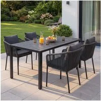 MCW Sitzgruppe MCW-N41-4, (Set, 5-tlg., 5-teilig), Witterungsbeständig und besonders pflegeleicht
