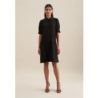seidensticker Sommerkleid Schwarze Rose 1/2 Kragen Uni