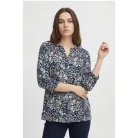soyaconcept Shirtbluse SC-FELICITY AOP 546 aus Baumwollmischung mit Viskose, Regular Fit, pflegeleicht
