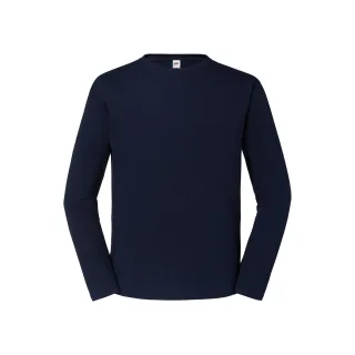 Fruit of the Loom - "Iconic Premium" T-Shirt für Herren Langärmlig (Marineblau)