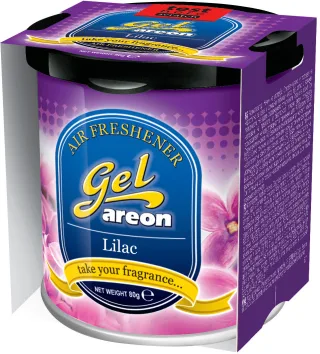 2x Original Areon Gel CAN Auto Duftdose Duftbaum Lufterfrischer + DECKEL Flieder