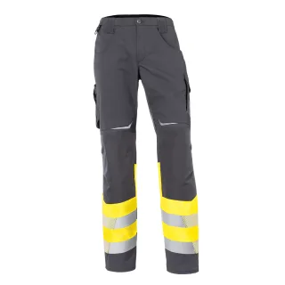 KÜBLER REFLECTIQ Hose Klasse 1 warngelb/anthrazit 60 - 2208 8340-3497-60