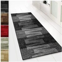 Floordirekt Läufer Via Veneto, Made in Germany Feinvelour Oberfläche Kurzflor, Rutschfest, rechteckig, Höhe: 8.5 mm, verschiedene Größen & Farben, Fußbodenheizung geeignet, Antibakteriell
