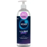 MY.SIZE Gleit- & Massageöl Lube Me 2-in-1, Liebesöl und Gleitmittel, angenehme Textur, pflegend, mit Aloe Vera