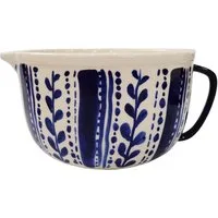 Neuetischkultur Rührschüssel Rührschüssel Keramik gemustert, Keramik, (Stück, 1-tlg), Küchenschüssel Salatschüssel