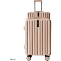 NTK-Collection Kofferset Kofferset Leandra 2-teilig, 4 Rollen, (Set, 2 Koffer), Hartschalenkoffer mit Rollen Teleskopgriff Zahlenschloss