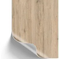 sa roca Möbelfolie 13,89€/qm Klebefolie Möbel Küche Dekofolie Holzoptik Eiche sand, (Designfolie im Zuschnitt inkl. E-Book), Designfolie - Zuschneidbar, abwischbar & rückstandslos entfernbar