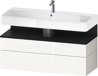 Duravit Qatego Waschtischunterbau wandhängend Weiß Hochglanz 1190x470x590 mm - QA4396016220010 QA4396016220010