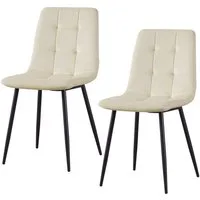 HTI-Living Esszimmerstuhl Stuhl Mesa Velvet 2er-Set (Set, 2 St), Esszimmerstuhl Samt