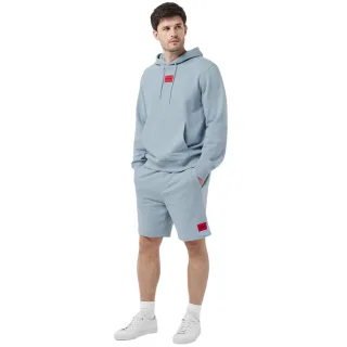 Hugo - Hoodie zum Überziehen für Herren, Baumwollmischung (Blau)