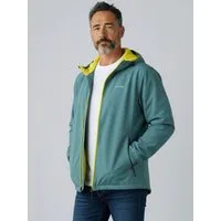 Dry Fashion Fahrradjacke Laboe Herren Funktionsjacke - Regenjacke Outdoor leicht & verstaubar Jacke Wasserdicht, Windicht, Atmungsaktiv, Kapuze mit Vorderschirm