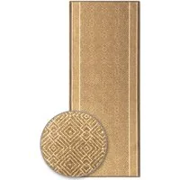 Karat Teppich Läufer Olymp, Flur Teppichläufer im Rauten Design, rutschhemmender Gelrücken, Polyamid Flurläufer für Flur & Wohnzimmer