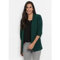 bonprix Longblazer festlicher Stil, taillierte Passform, aus Polyester und Elasthan