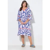 Laurasøn Jerseykleid Musseline Kleid 3/4 Arm