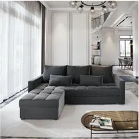 Masseno Ecksofa KOS PIK mit Schlaffunktion L-Form, Sofa mit Bettkasten