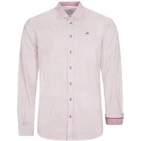 Maddox Trachtenhemd Trachtenhemd - Hemd-102, Bordo Rot