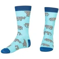 AbgeStrumpft Freizeitsocken AbgeStrumpft Elefanten Socken (1 Paar, 1-Paar, 1 Paar) lustiges Design