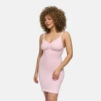 cfab Shapingtop Shaping Cami Dress-Baby Pink-L (1-tlg)
