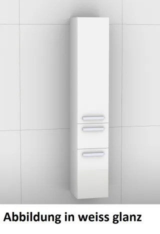 Artiqua 400 Hochschrank, Weiß Hochglanz, 400-HTL-1-30-R-7016-68 400-HTL-1-30-R-7016-68