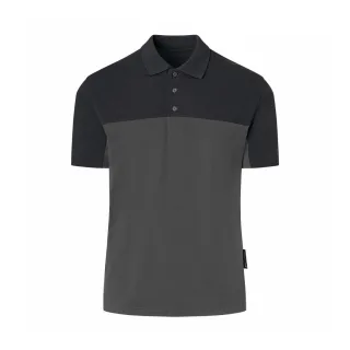 KÜBLER SHIRTS Polo dunkelgrau/schwarz L - 5221 6207-9899-L